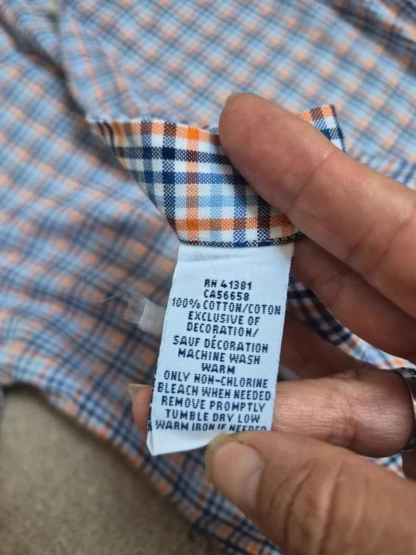 Vintage Men's Ralph Lauren Plaid Shirt Size M – photo 15